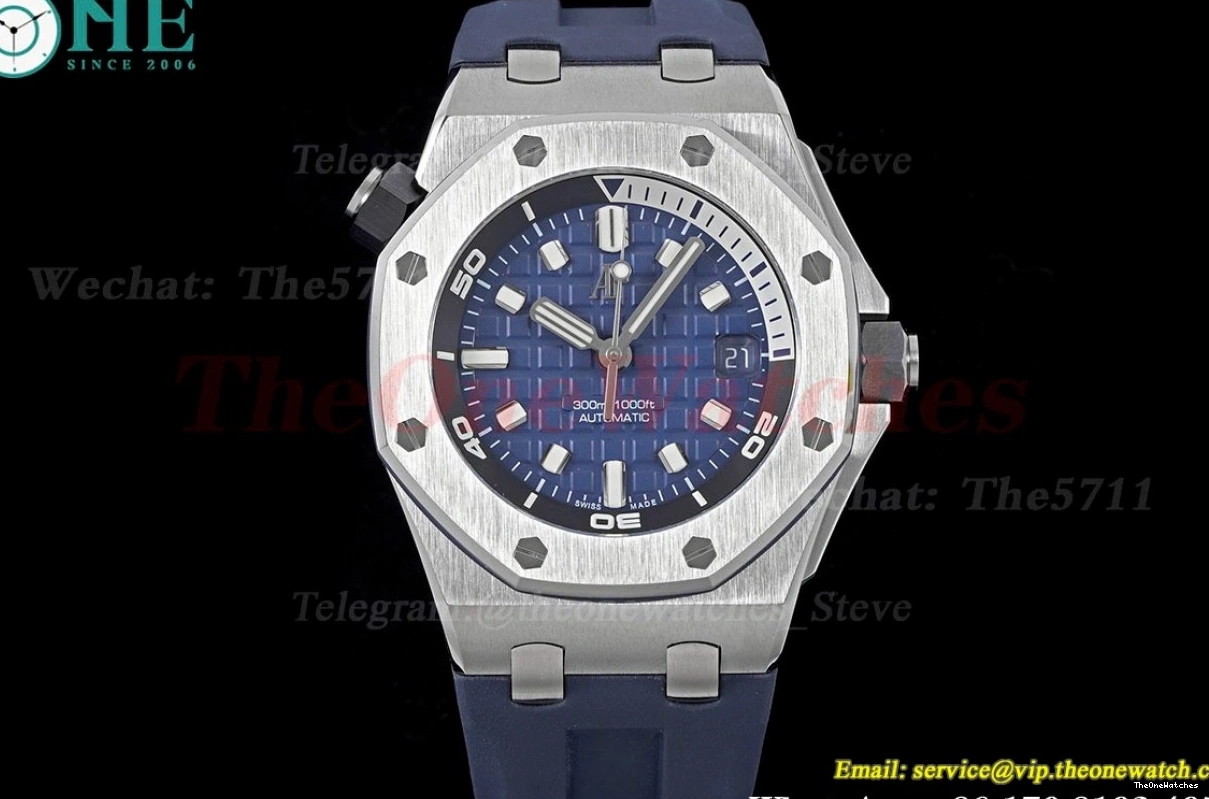 Offshore Stk 15720 APS SS RU Royal Diver Clone Super A4308 Oak Blue 42mm 0411
